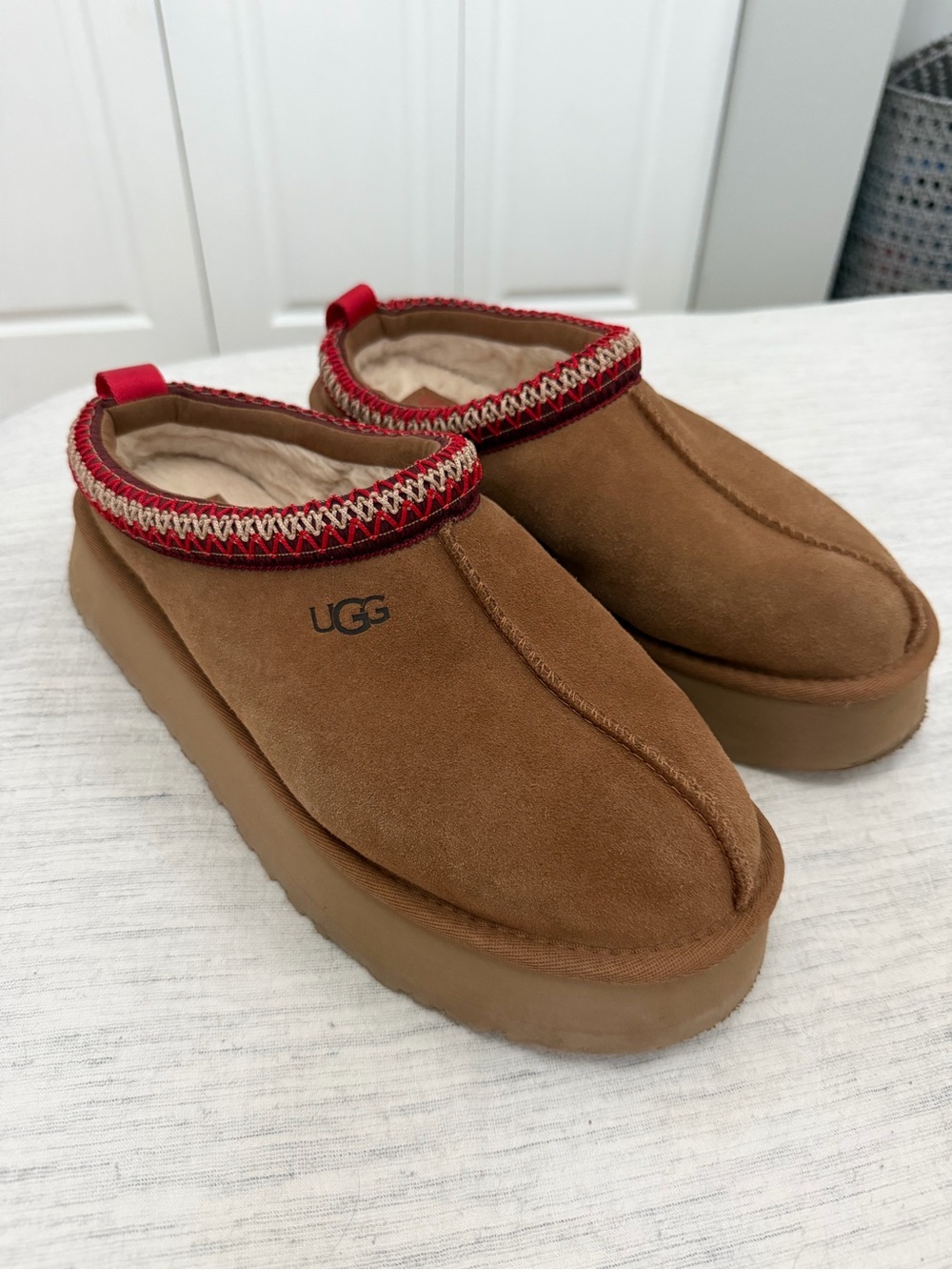 UGG Tazz II platform slippers chestnut - Picture 2 of 3
